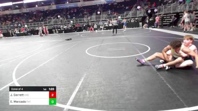 174 lbs Consi Of 4 - Jory Garrett, Choctaw vs Evangelo Mercado, Florida National Team