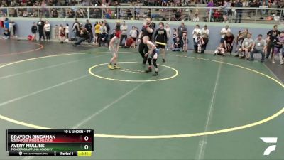 77 lbs X Bracket - Avery Mullins, Pioneer Grappling Academy vs Brayden Bingaman, North Pole Wrestling Club