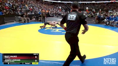 126-3A Quarterfinal - Joseph LeGrand, Pueblo Central vs Riley Valdez, Centauri