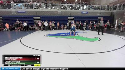 132 lbs Quarterfinal - Brenden Nguyen, Fighting Squirrels vs Lincoln Steele, Uncle Rico`s Freestyle Wrstl`n