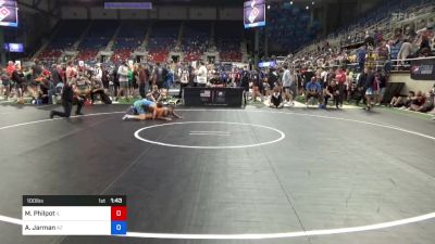 100 lbs Cons 64 #2 - Max Philpot, Illinois vs Adden Jarman, Arizona