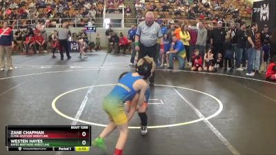 54 lbs Cons. Round 2 - Zane Chapman, Clyde Amatuer Wrestling vs Westen Hayes, Hayes Brothers Wrestling