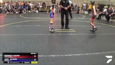 78 lbs Round 1 (4 Team) - Kennedy Hogan, Untouchables vs Zoey Juliano, BadBass