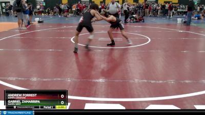 120 lbs Quarterfinal - Gabriel Zamarripa, Nampa West vs Andrew Forrest, Nampa Christian