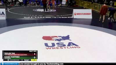 132 lbs Semifinal - Kaden Martinez, California vs Taylor Tan, Titan Mercury Wrestling Club (TMWC)