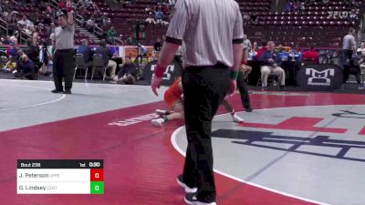 127 lbs Consi Of 8 #1 - Don Lindsey, Central Valley vs Jonah Peterson, Upper Dauphin