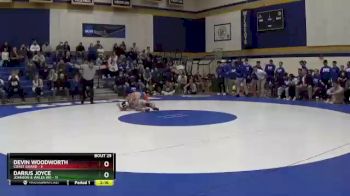 157 lbs Placement (16 Team) - Devin Woodworth, Coast Guard vs Darius Joyce, Johnson & Wales (RI)