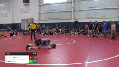 102 lbs 3rd Place - Tanner Cochrane, Rogue W.C. (OH) vs Bentley West, Phoenix W.C.