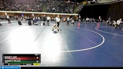 77 lbs Cons. Round 5 - Emerick Wilcox, Iowa vs Emmett Jipp, Big Game Wrestling Club