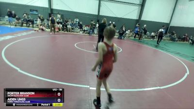 78 lbs Cons. Round 1 - Porter Branson, Salem Elite Mat Club vs Aiden Ungs, Forks Wrestling Club