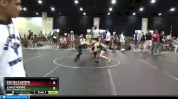 98 lbs Finals (2 Team) - Carter Furman, Backyard Boyz Black vs Chris Moore, Backyard Boyz White