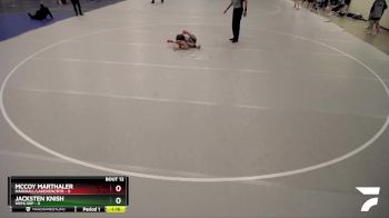 85 lbs Finals (8 Team) - McCoy Marthaler, Marshall/Lakeview/RTR vs Jacksten Knish, WEM/JWP