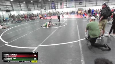 132 lbs Champ. Round 2 - Brad Hughes, Grappler?s Garage vs Connor Vail, Great Bridge