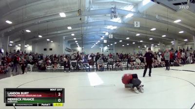 153 lbs Cons. Round 2 - Landon Burt, Tekamah Herman Wrestling Club vs Merreck France, Nebraska