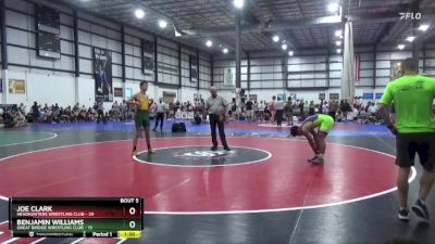 165 lbs Semis & 1st Wb (8 Team) - Joe Clark, HEADHUNTERS WRESTLING CLUB vs Benjamin Williams, GREAT BRIDGE WRESTLING CLUB