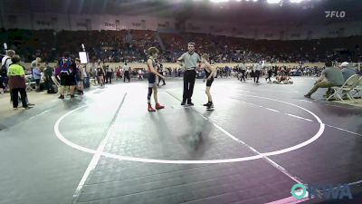 73 lbs Semifinal - Abe Shaffer, R.A.W. vs Parker Beach, Woodland Wrestling Club