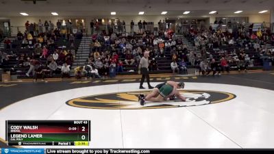 165 lbs Quarterfinal - Legend Lamer, Cal Poly vs Cody Walsh, Drexel