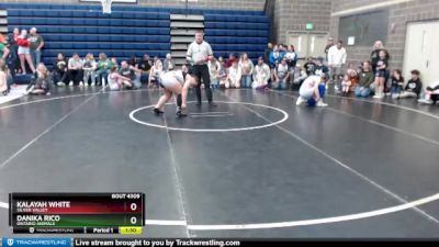 145/HWT Quarterfinal - Kalayah White, Silver Valley vs Danika Rico, Ontario Animals