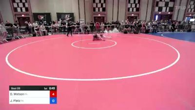 112 lbs Semifinal - Daylee Watson, Pa vs Jayleah Pletz, Pa