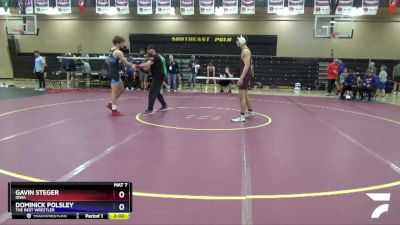 182 lbs Cons. Round 2 - Gavin Steger, Iowa vs Dominick Polsley, The Best Wrestler