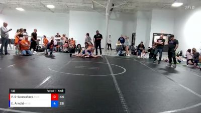 132 lbs Finals (8 Team) - Polina Shardakova-Scorzafava, Tri State Training Center Red vs Emna Arnold, Misfits Devilish Divas