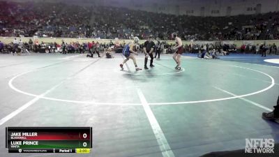 3A-132 lbs Quarterfinal - Jake Miller, Blackwell vs Luke Prince, Vinita