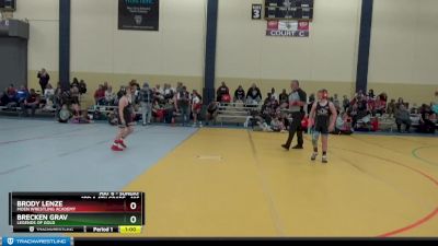 105 lbs Round 4 - Brecken Grav, Legends Of Gold vs Brody Lenze, Moen Wrestling Academy