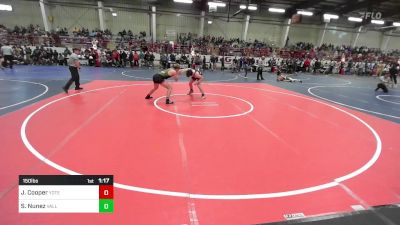 150 lbs Round Of 16 - Jesse Cooper, Yotes WC vs Santos Nunez, Valley Bad Boys