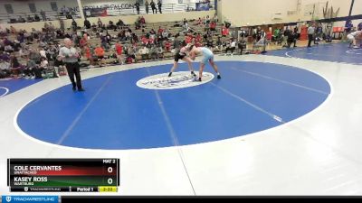 184 lbs Semifinal - Cole Cervantes, Unattached vs Kasey Ross, Wartburg