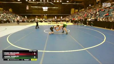 5A - 120 lbs Cons. Round 2 - Kaden Markley, OP-BV Southwest vs Evan Vielhauer, Basehor-Linwood