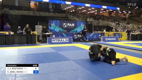 JUAN J. RESTREPO vs EVAN ARIEL MANN 2024 Pan Jiu Jitsu IBJJF Championship