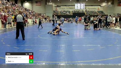 81 lbs Quarterfinal - Lex McCormick, Foundation Wrestling vs John-Robert Reh, 706 Wrestling