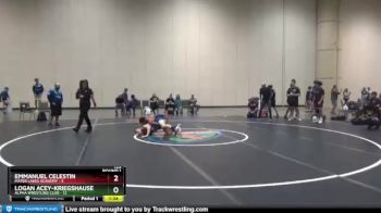 129 lbs Round 1 (6 Team) - Emmanuel Celestin, Mater Lakes Academy vs Logan Acey-Kriegshauser, Alpha Wrestling Club