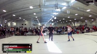 153 lbs 5th Place Match - Joseph Schaffer, Nebraska vs Kade Abbey, Nebraska Golden Eagles Wrestling Club