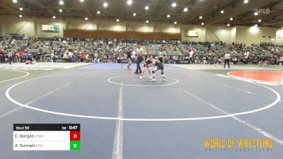 64 lbs Quarterfinal - Cecilia Bargas, Atwater Wrestling vs Anthony Sunnell, All-Phase Wrestling