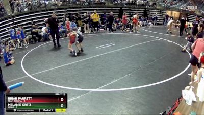 52 lbs Finals (8 Team) - Melanie Ortiz, Idaho vs Briar Parrett, Team Indiana