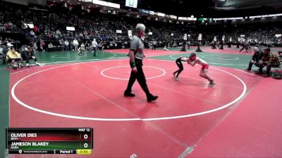 68 lbs 7th Place Match - Jameson Blakey, GARA vs Oliver Dies, BKV1