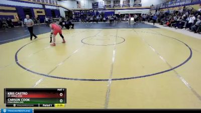 157 lbs Cons. Round 4 - Kris Castro, St. Johns (MN) vs Carson Cook, Concordia (WI)