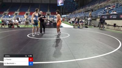 220 lbs Cons Semi - Joseph Favia, Illinois vs Dean Bechtold, Pennsylvania