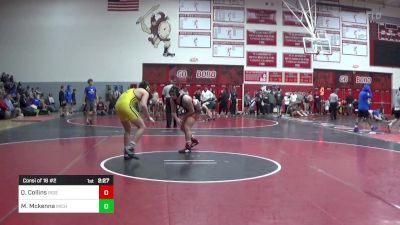 184 lbs Consi Of 16 #2 - Quinn Collins, Rider vs Matthew Mckenna, Michigan-Unattached