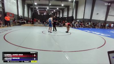 86 lbs Round 2 - Gabriel-James Vasa, Washington vs Armand Brinlee, J Wrestling