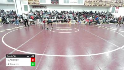 165 lbs Round Of 16 - Cameron Abrams, Bridgewater-Raynham vs Jarmanny Rivera, Quincy Upper