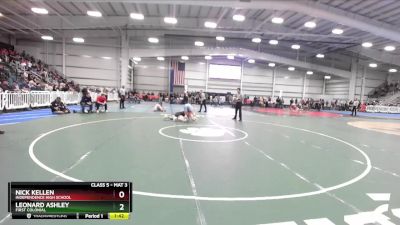 5-165 lbs Quarterfinal - Leonard Ashley, First Colonial vs Nick Kellen, Independence High School