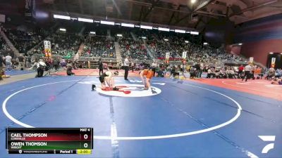 2A-160 lbs Quarterfinal - Owen Thomson, Wright vs Cael Thompson, Cokeville