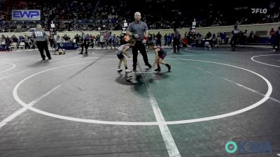 52 lbs Round Of 32 - Elijah Kroll, Jenks Trojan Wrestling Club vs Bryker Smith, Salina Wrestling Club