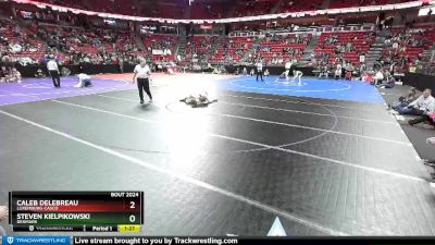 D2-138 lbs Champ. Round 1 - Steven Kielpikowski, Denmark vs Caleb Delebreau, Luxemburg-Casco