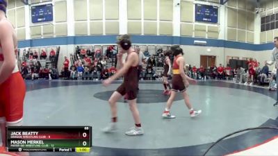 68 lbs Round 2 (4 Team) - Josh Musselman, Dragon Wrestling Club vs Jacson Lewis, Mater Dei Wrestling Club