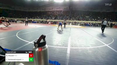 108 lbs Consi Of 8 #2 - Brody Heusel, Piedmont vs Talon Tahdooahnippah, Elgin Wrestling