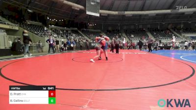 Consi Of 4 - Daylee Pratt, Geary Youth Wrestling vs Beau Collins, Bridge Creek Youth Wrestling