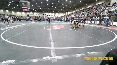 125 lbs Consi Of 64 #2 - Lucas Vasquez, Sunnyvale Wrestling Club vs Kiano Torres, Blackcat WC